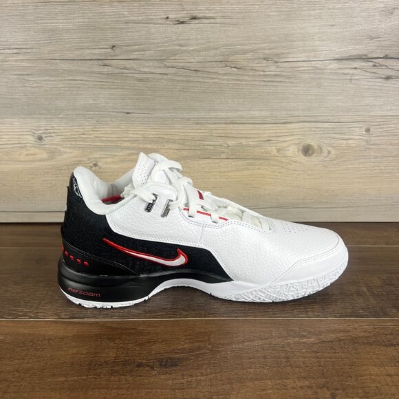 Nike LeBron NXXT Gen AMPD First Game Mens Size 13 White Black Red FJ1566 100 New - Picture 6 of 9